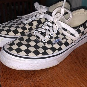 Checkered Vans